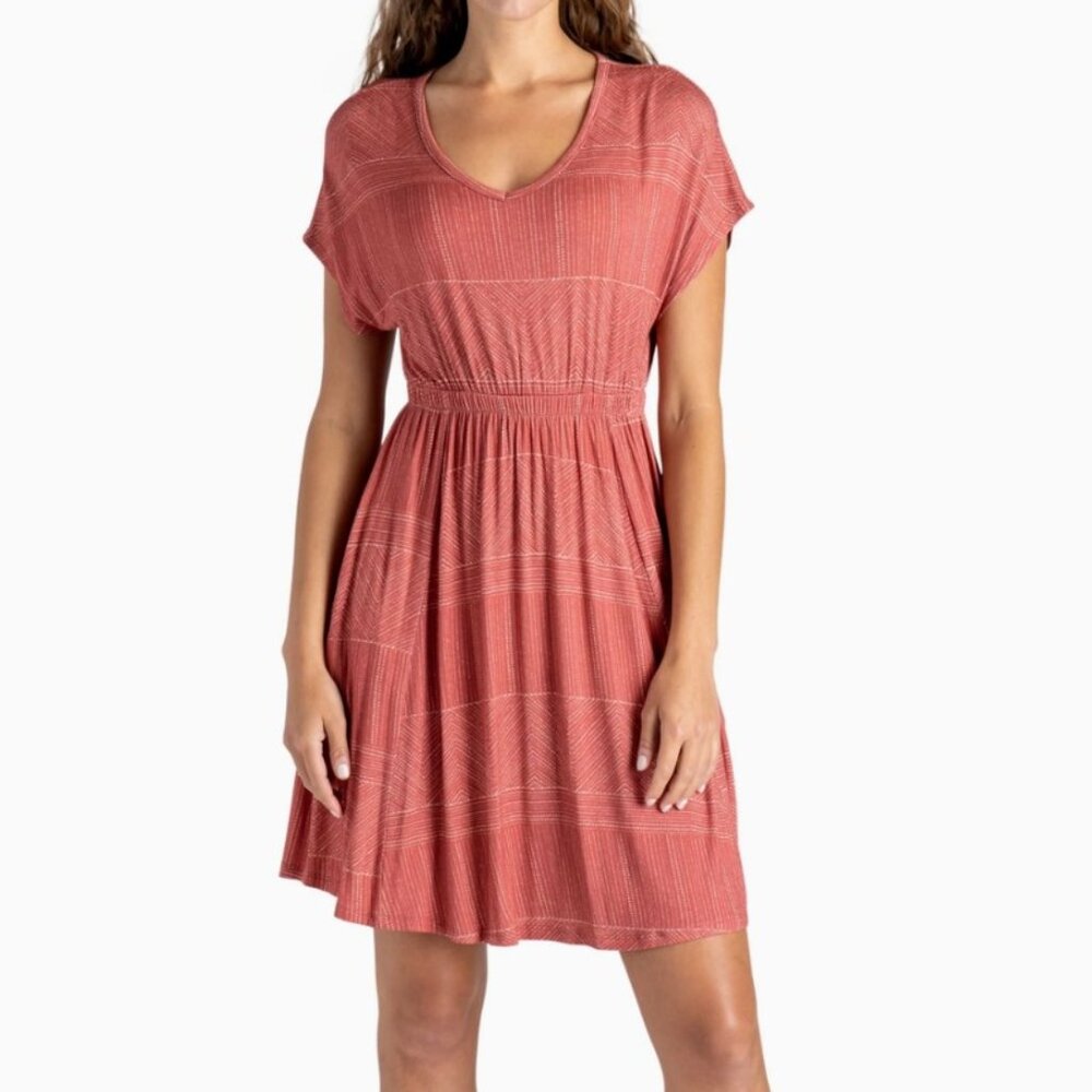 Allthreads Boardwalk Dress WOven Pink X Large (16)